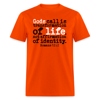 Transformation Of Life - orange