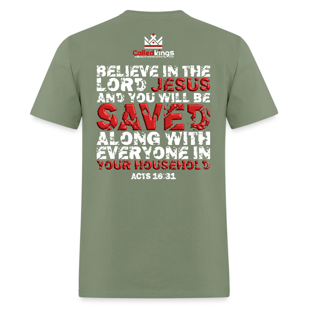 Jesus for My Family - military green