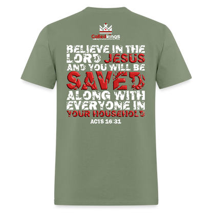 Jesus for My Family - military green