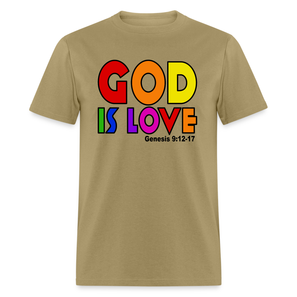 GOD is Love - khaki