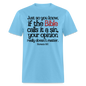 If the Bible Calls it a Sin - aquatic blue
