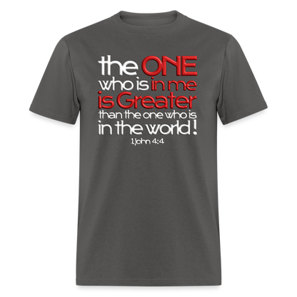 One In Me Is Greater - charcoal