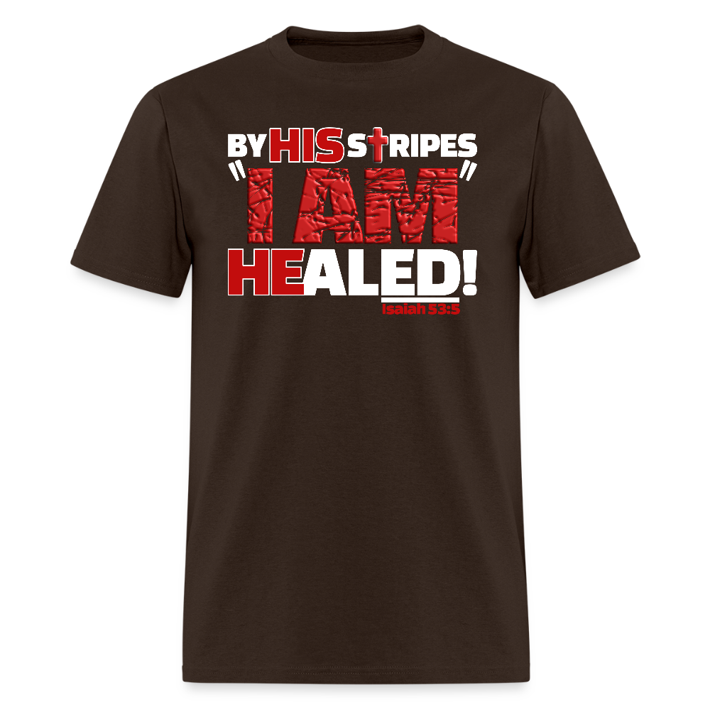 By His Stripes I Am Healed - brown