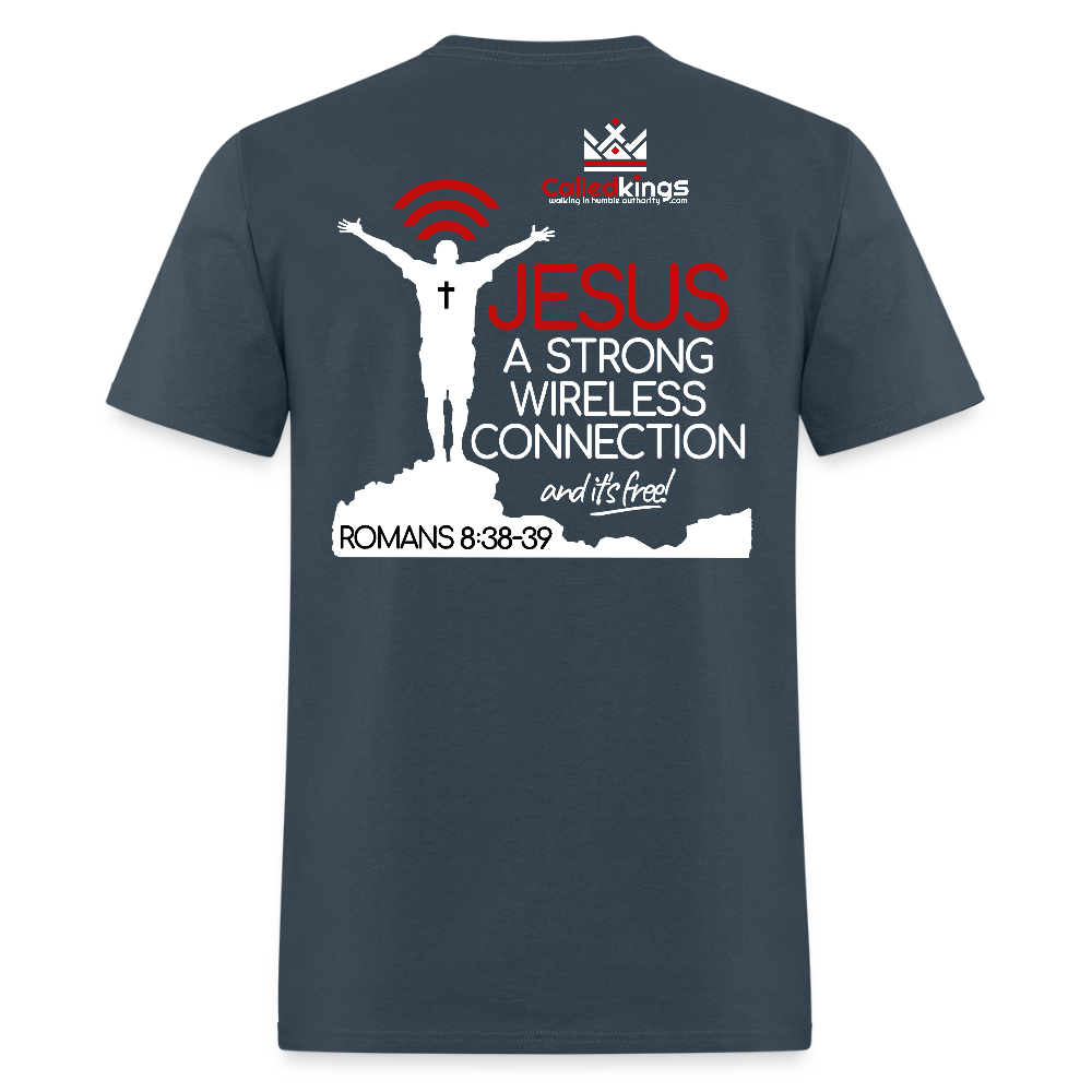Jesus Strong Wireless Connection -  blue dusk