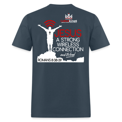 Jesus Strong Wireless Connection -  blue dusk