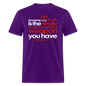 His Truth Single Most Powerful Weapon - purple