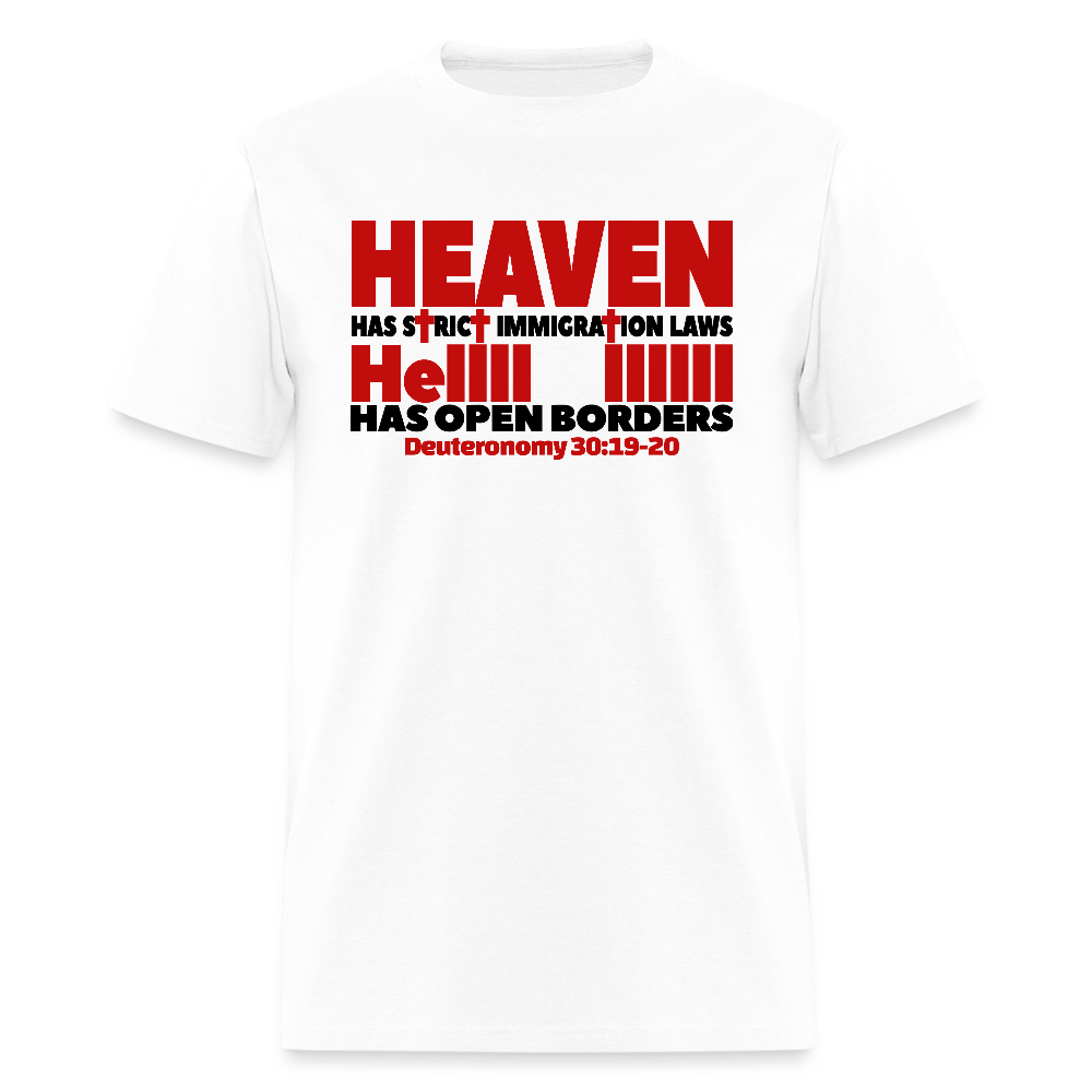 Heaven Has Strict Immigration Laws - white