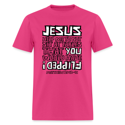 Jesus Flipped - fuchsia