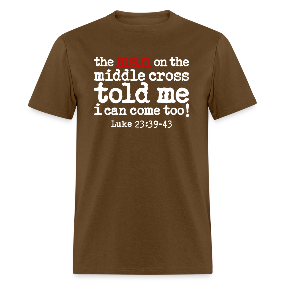 Man on the Middle Cross - brown