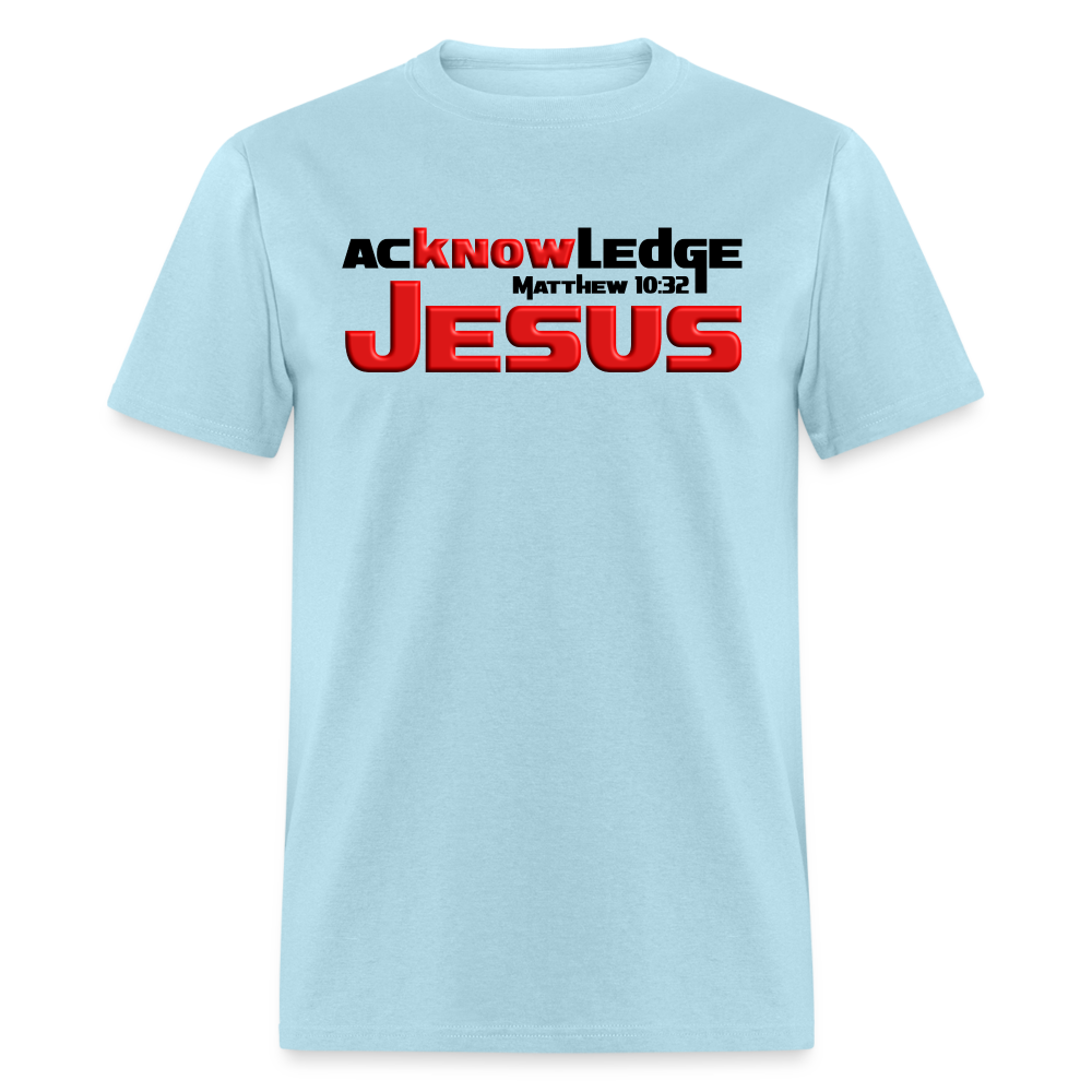 Acknowledge Jesus - powder blue