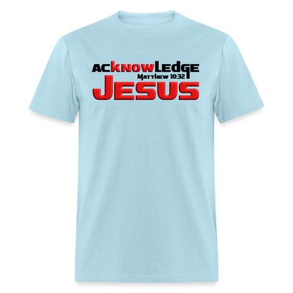 Acknowledge Jesus - powder blue