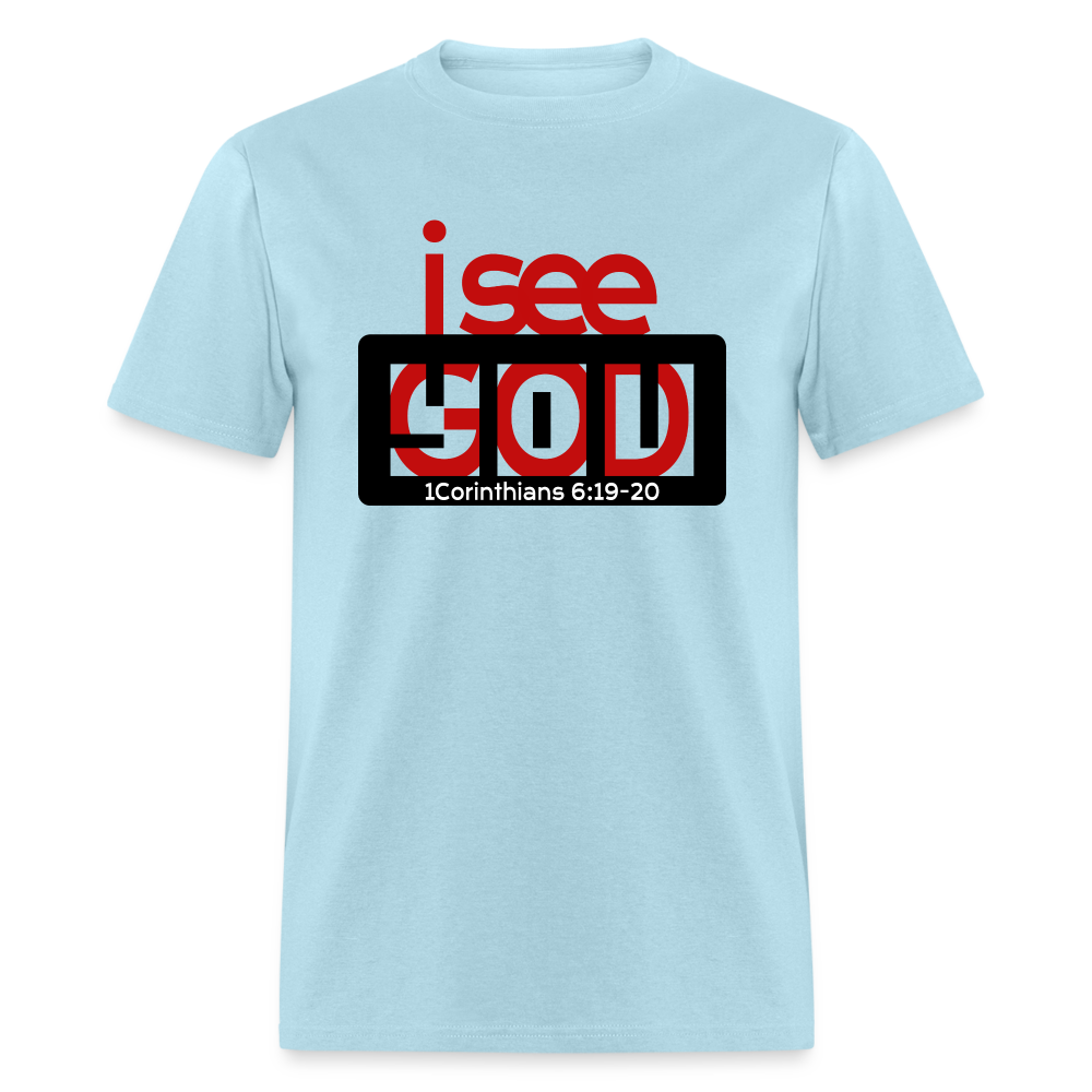 I See God in You - powder blue