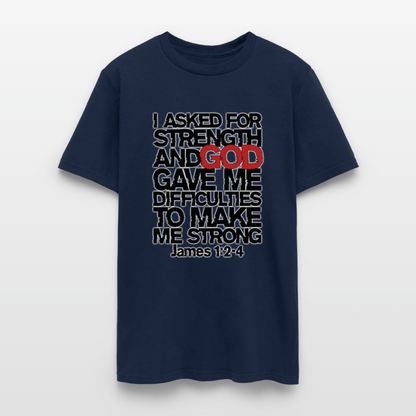 I Asked For Strength - navy
