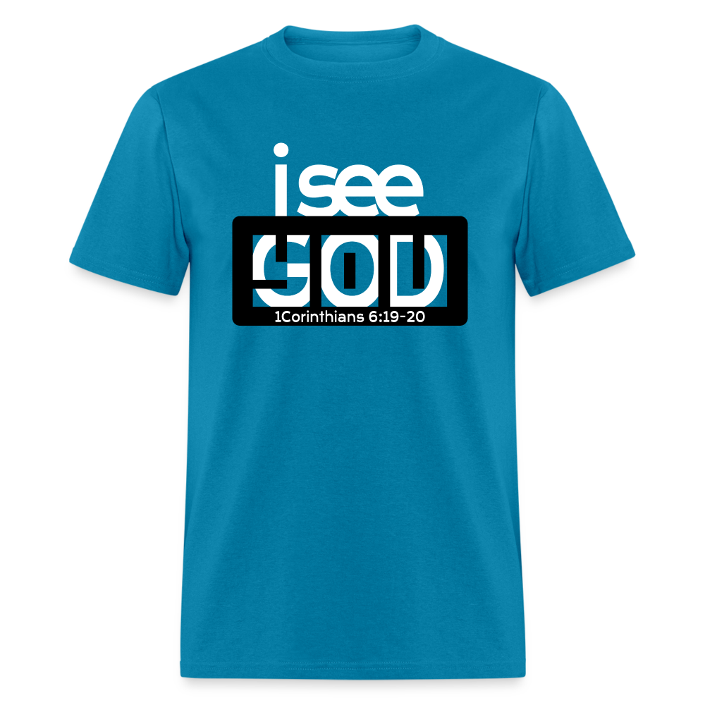 I See God in You - turquoise