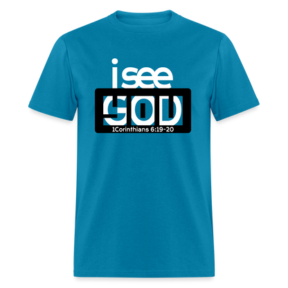 I See God in You - turquoise