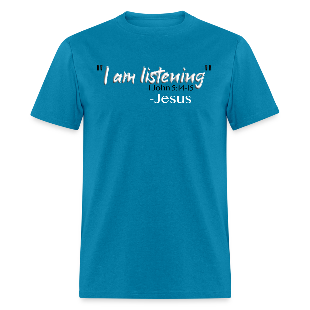 I Am Listening - turquoise