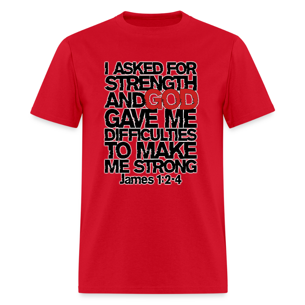 I Asked For Strength - red