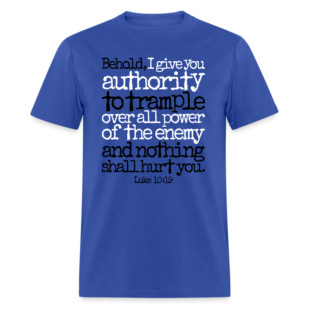 Authority Over the Enemy - royal blue
