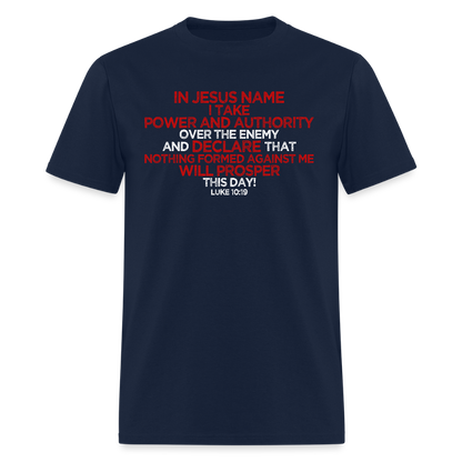 I Take Power & Authority - navy