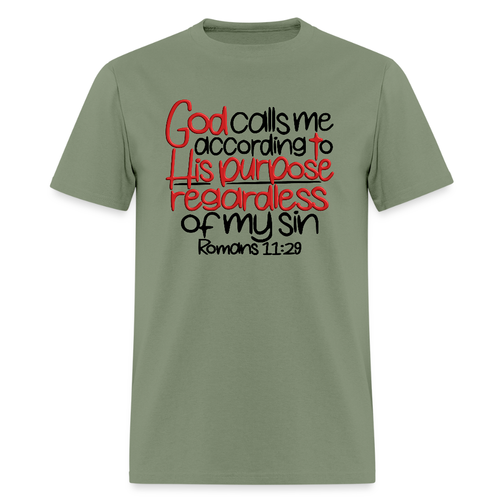 God Calls Me Regardless of My Sin - military green