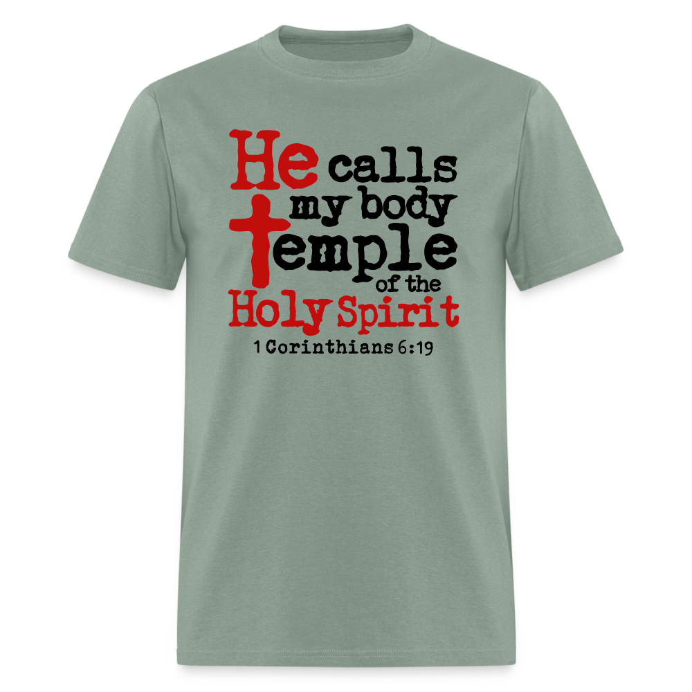 He Calls My Body Temple - sage