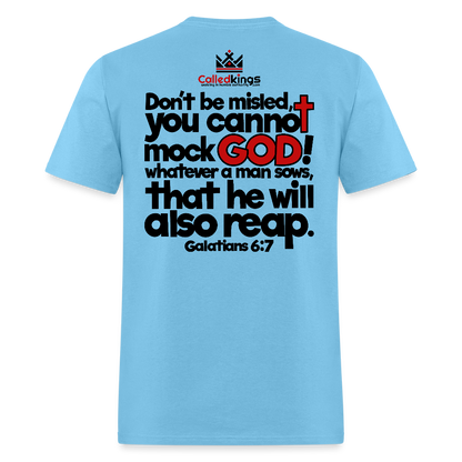 God Will Not Be Mocked - aquatic blue