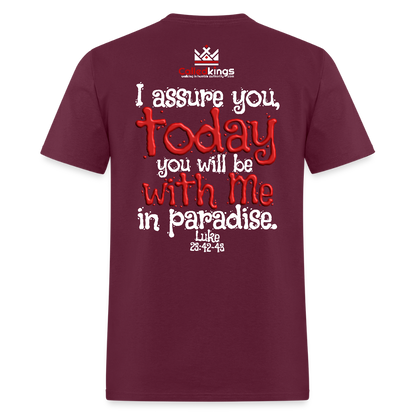 Jesus Remember me - burgundy