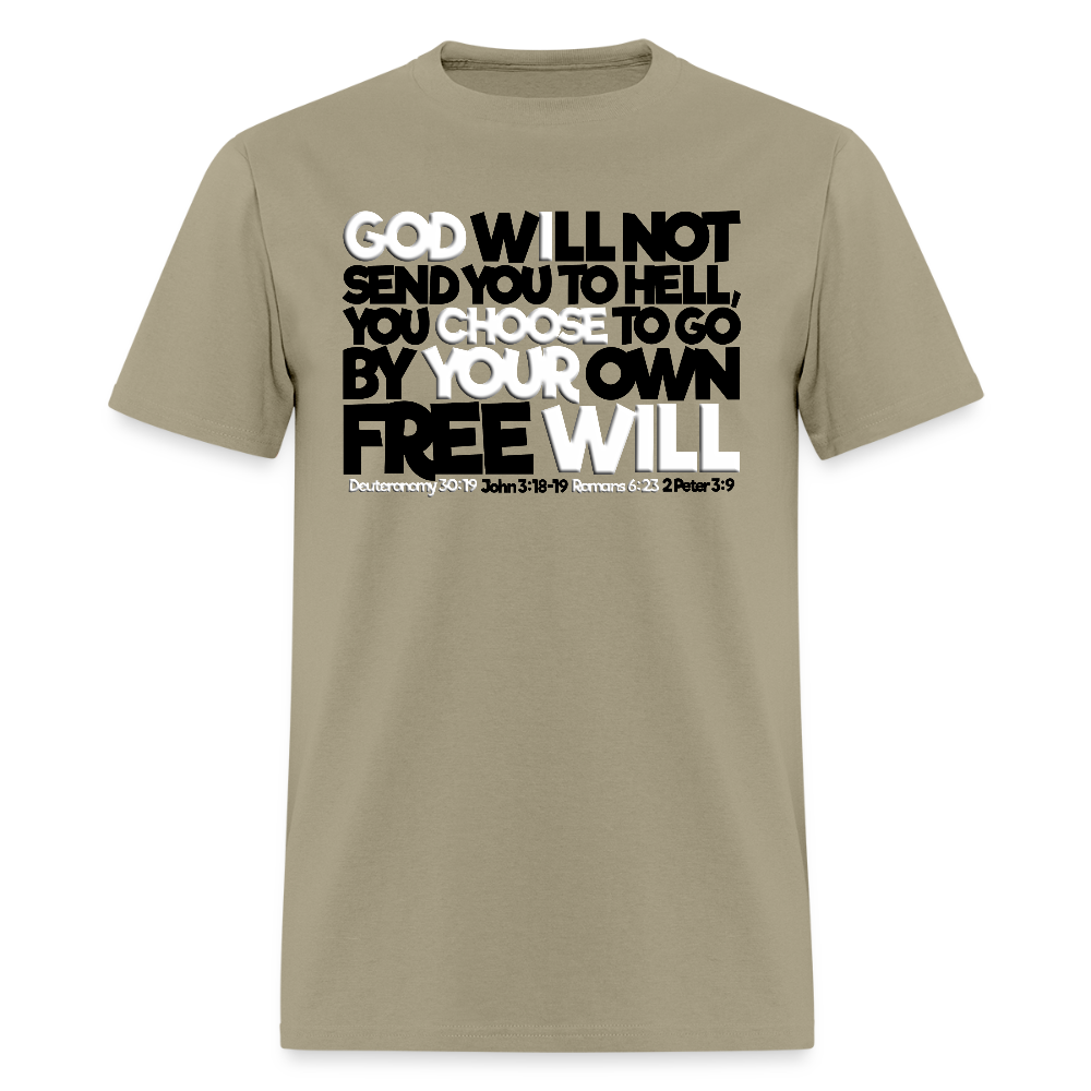 God Will Not Send You To Hell - khaki