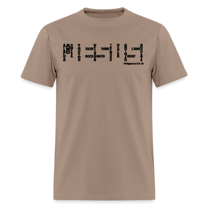 Jesus Names - brown savana