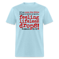 Open Bible Feeling Lifeless Drops - powder blue