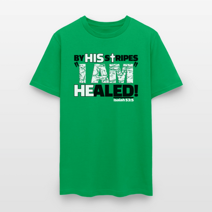 By His Stripes I Am Healed - bright green