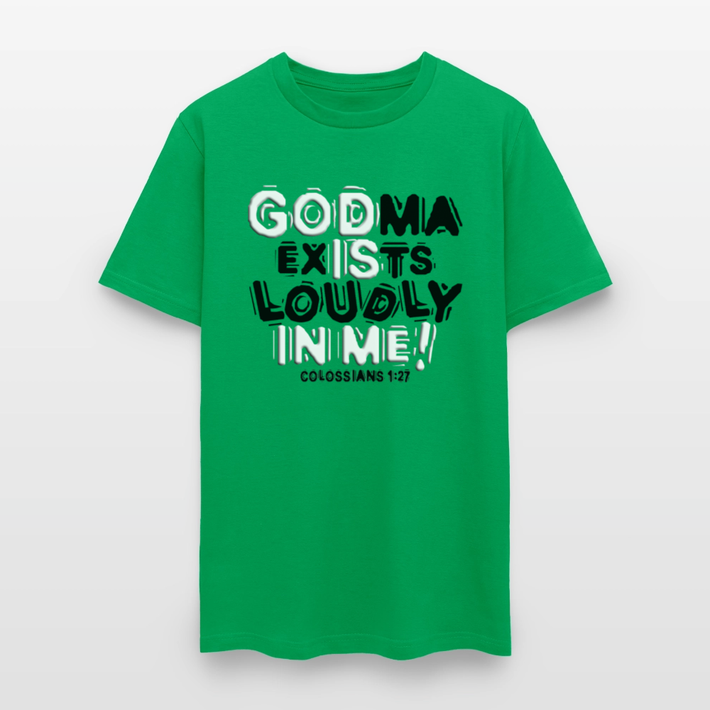Godma Exixts Loudly In Me - bright green
