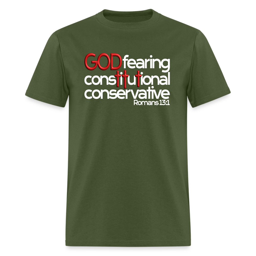 God Fearing Constitutional Conservative - military green