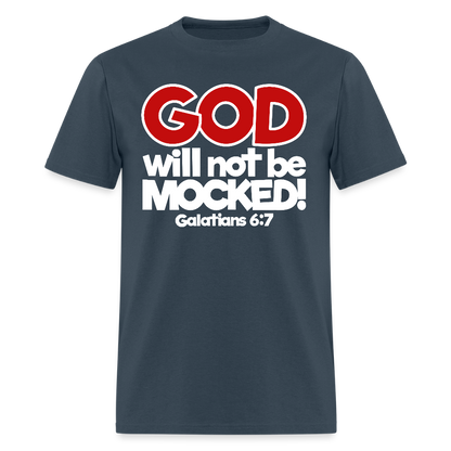 God Will Not Be Mocked -  blue dusk