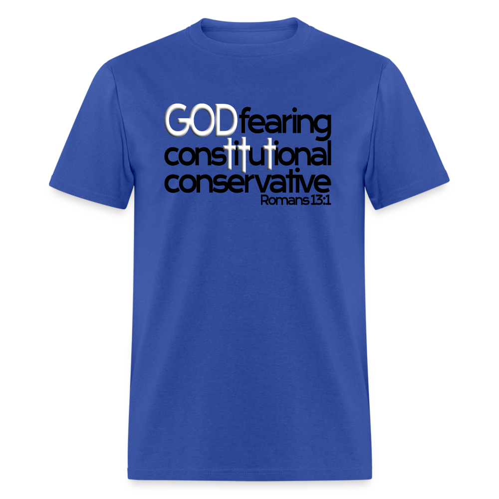 God Fearing Constitutional Conservative - royal blue