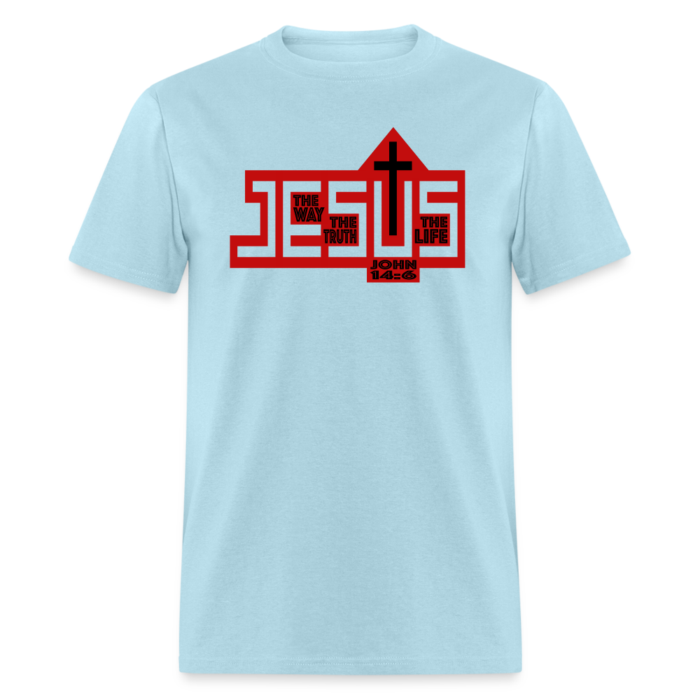Jesus The Way Truth Life - powder blue
