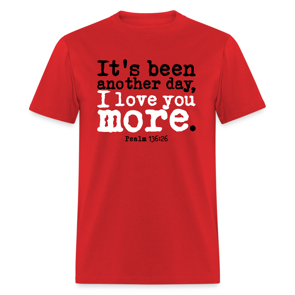 Another Day I Love You More - red