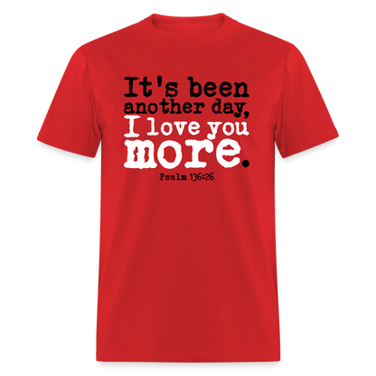 Another Day I Love You More - red
