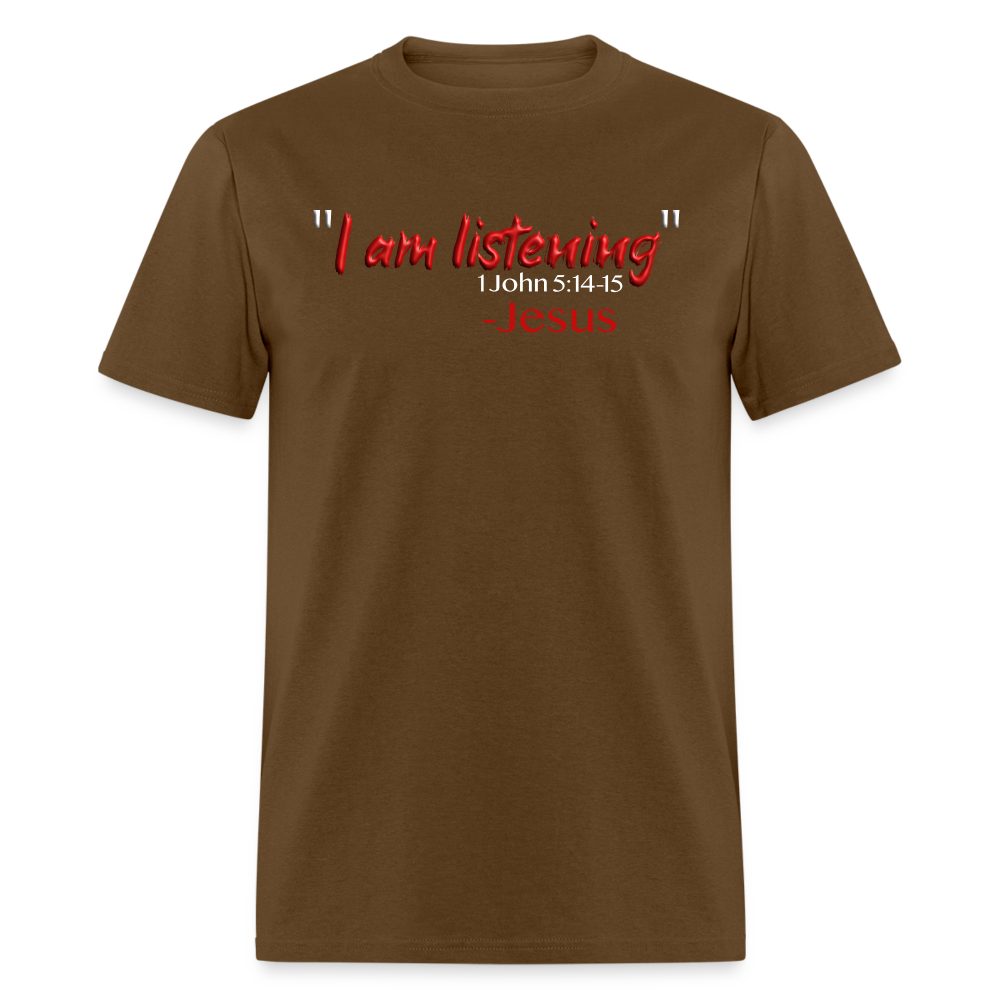 I Am Listening - brown
