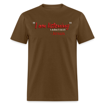 I Am Listening - brown