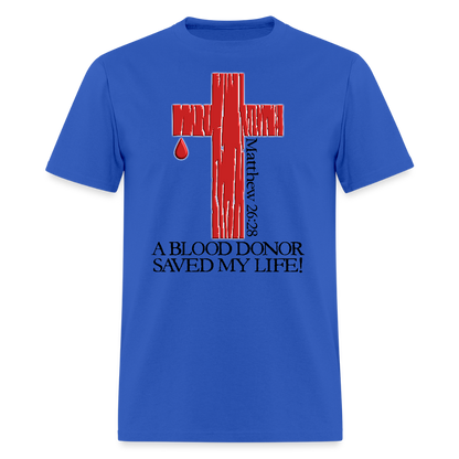 Blood Donor - royal blue