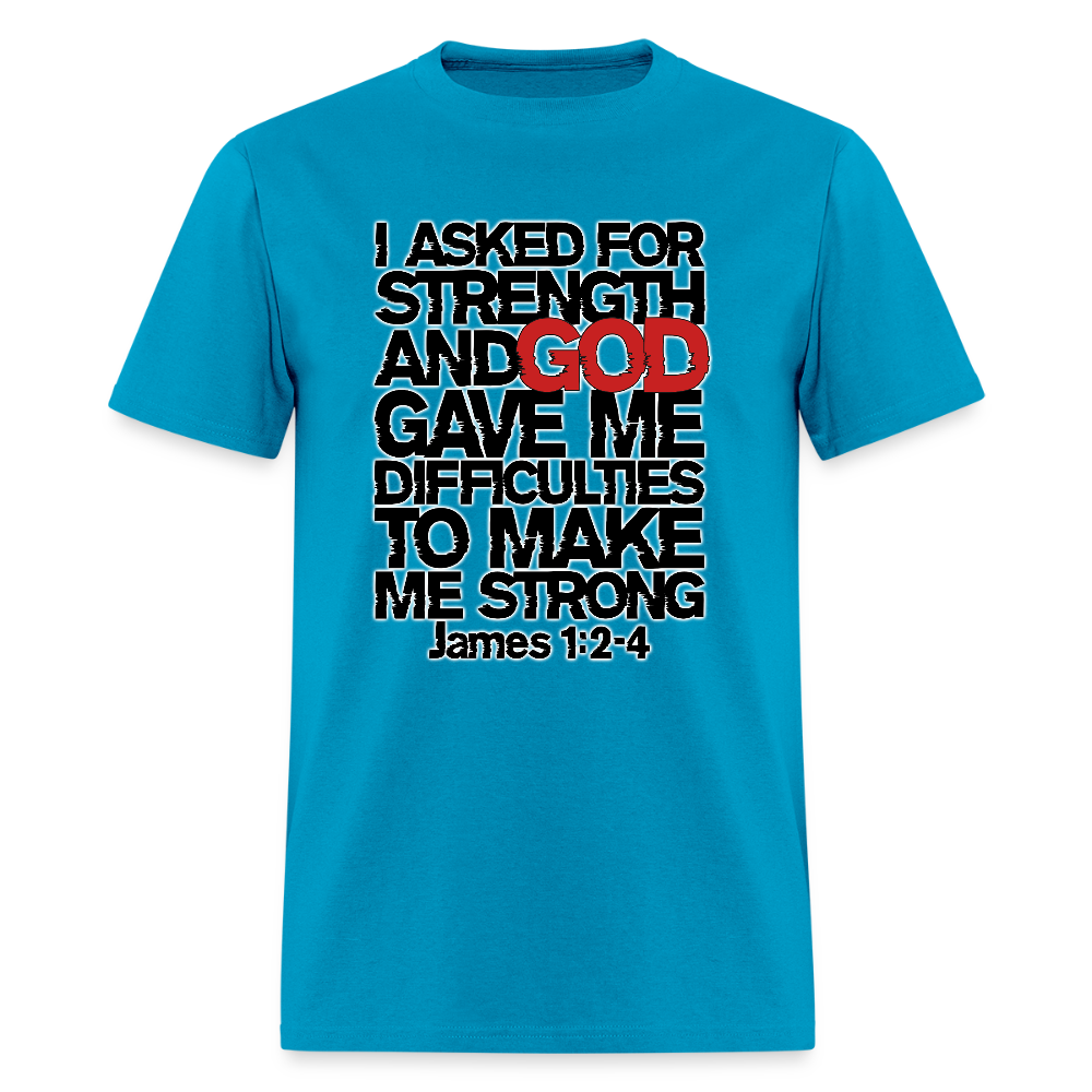 I Asked For Strength - turquoise