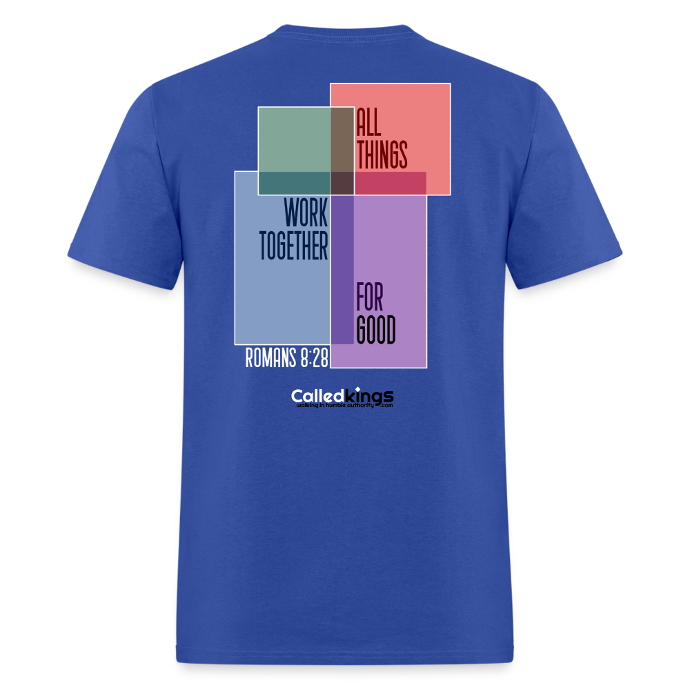 All Things Work Together - royal blue