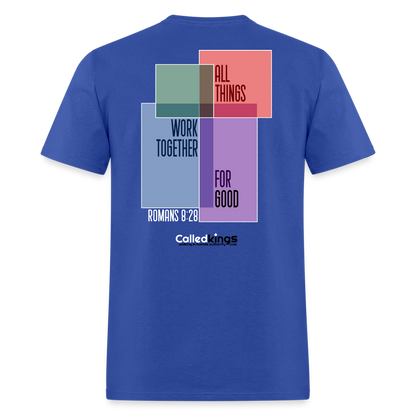 All Things Work Together - royal blue