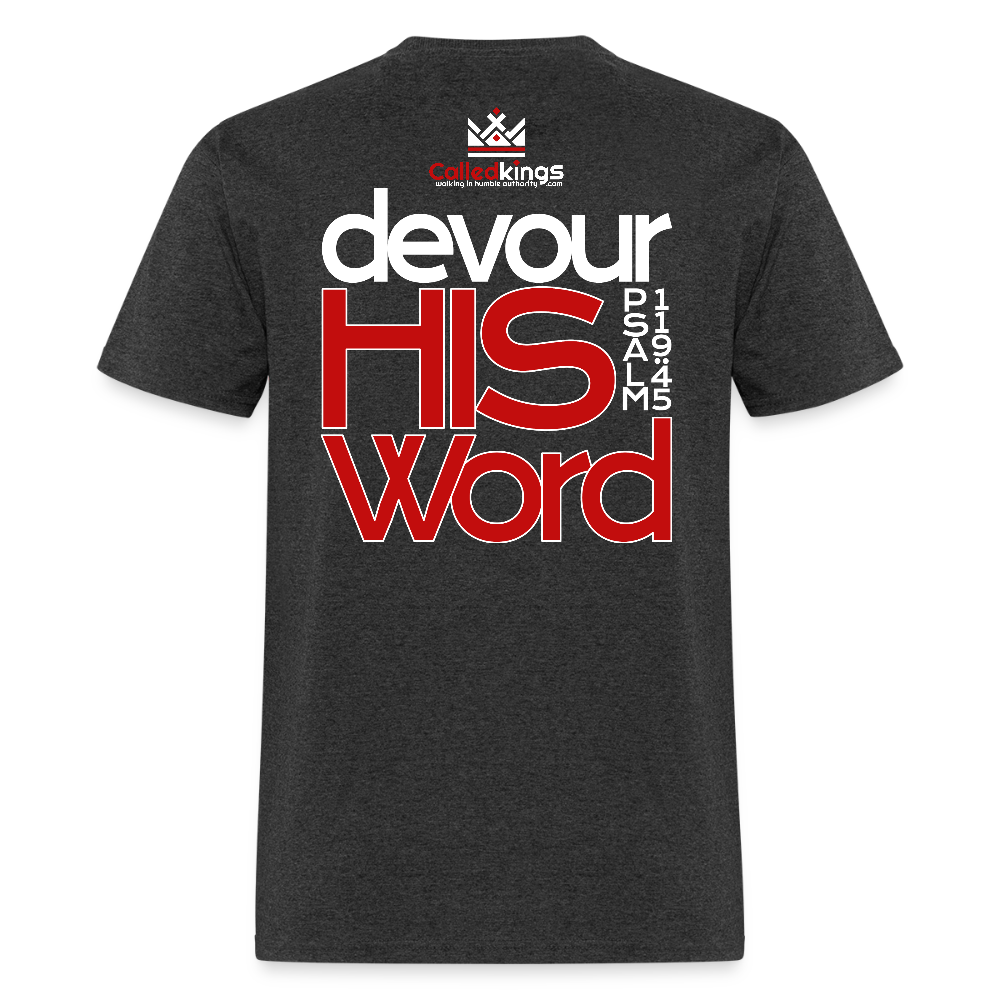 WTBSF? Devour His Word - heather black