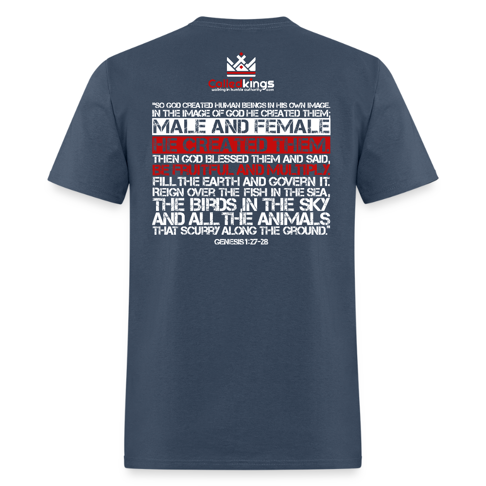 Woman Made 4 Kingdom Impact -  blue dusk