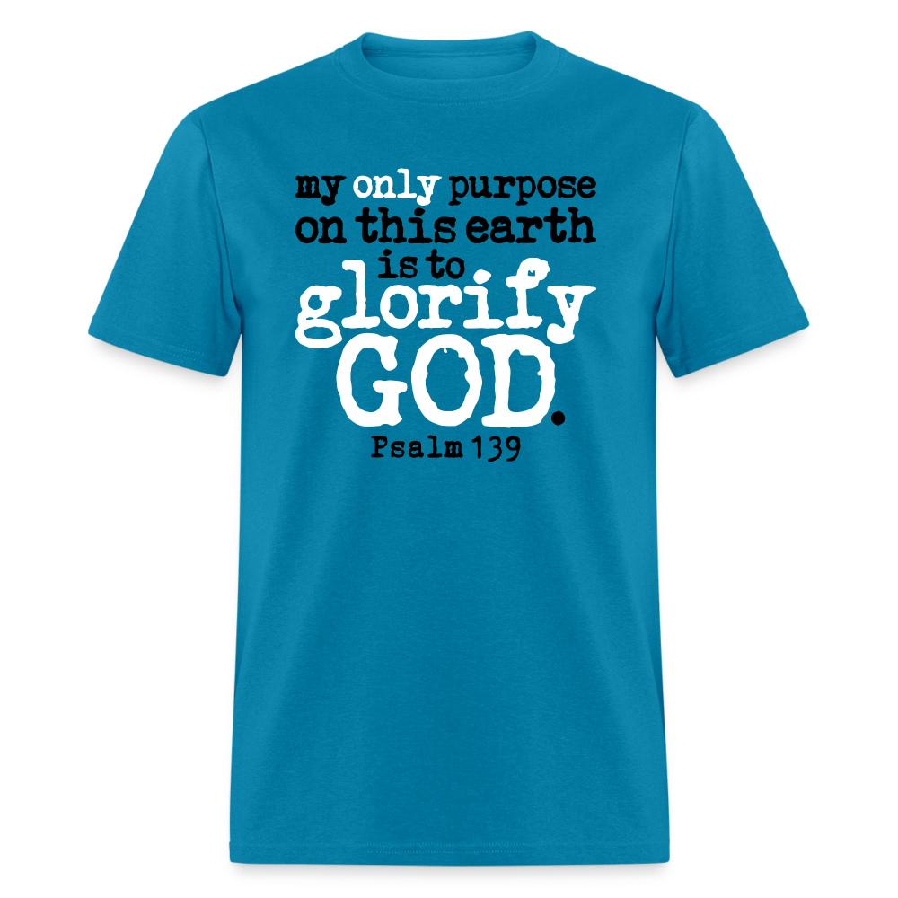 Only Purpose Glorify God - turquoise