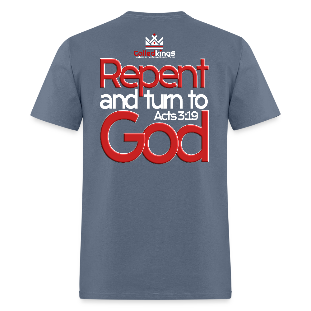 WTBSF? Repent and Turn to God - denim