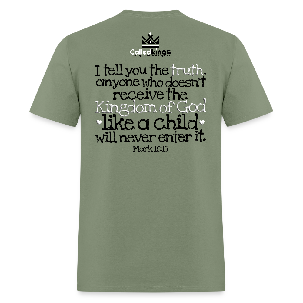 Childlike Faith - military green