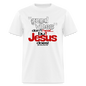 Good Vibes Don't Heal, But Jesus Does! - white